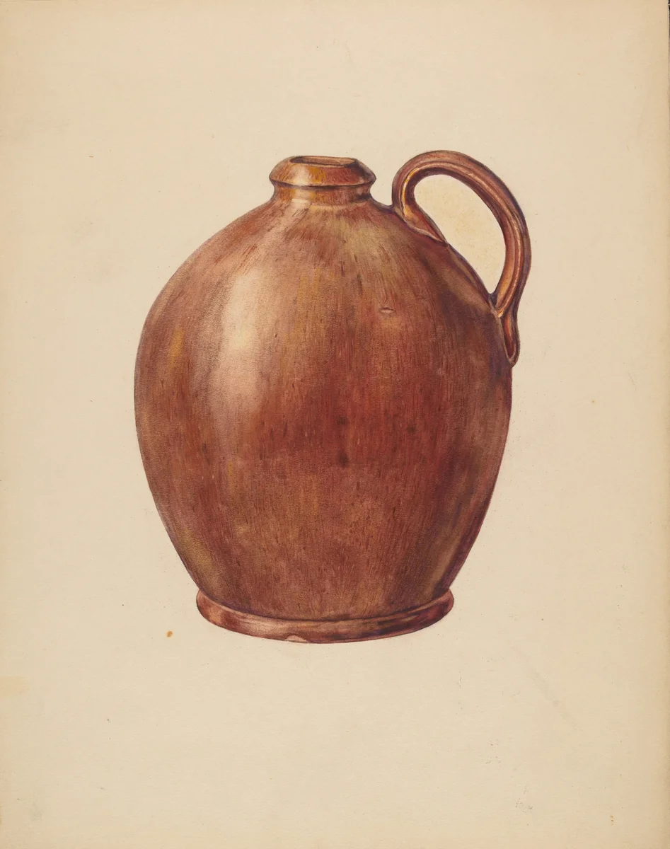 Vinegar Jug by Francis Law Durand, index of american design, 1939