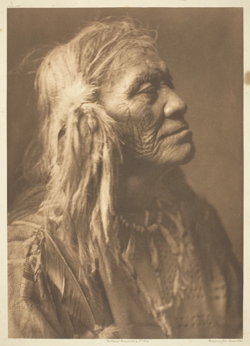 Luqaíôt - Kittitas by Edward Curtis, print, 1910