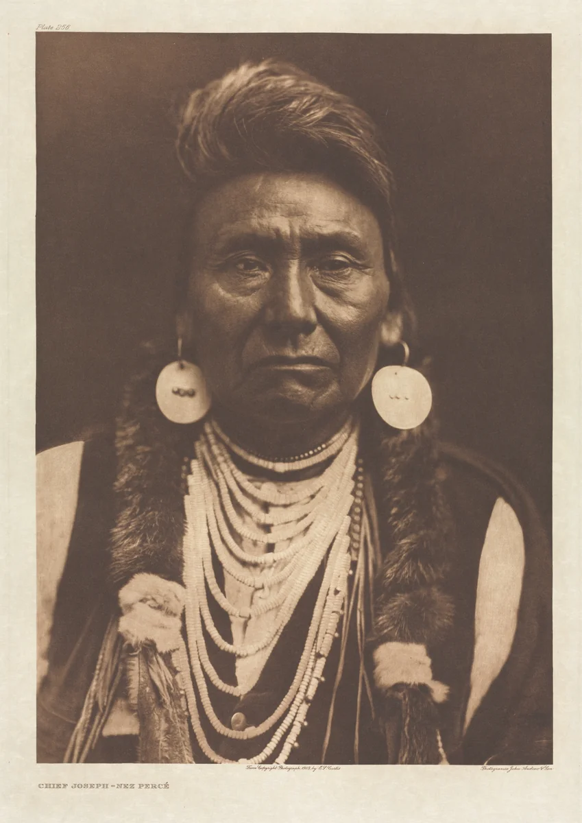 Portfolio VIII, Plate 256: Chief Joseph - Nez Percé by Edward Curtis, other, 1903