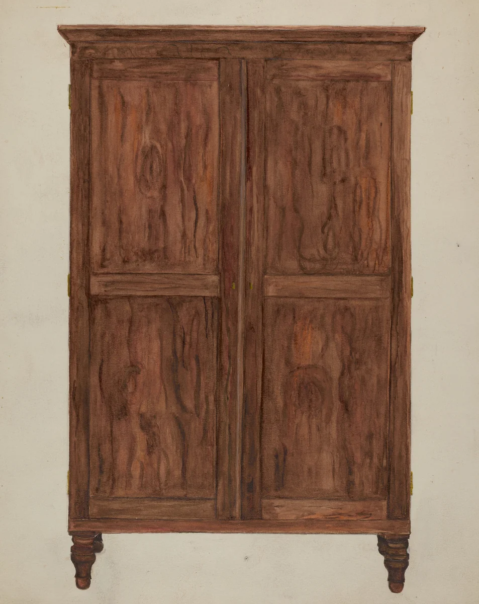 Wardrobe, John Marshall's by Edna Crenshaw Rex, index of american design, 1937