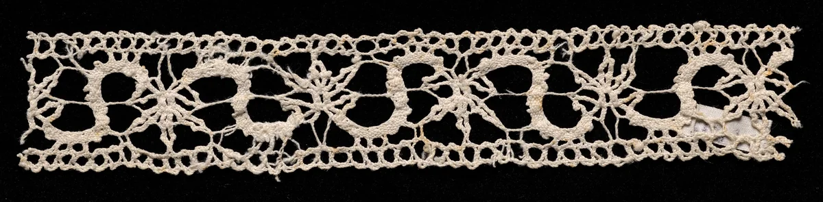 Bobbin Lace Insertion by Unknown, textile, 1500-1699