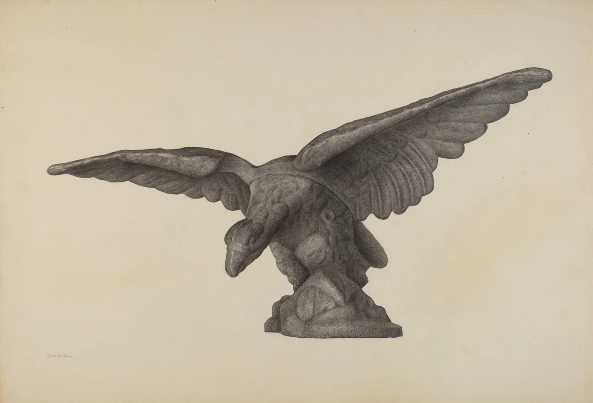 Eagle by Milton Grubstein, index of american design, 1940