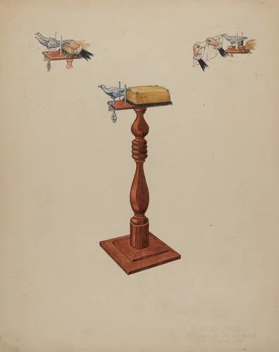 Sewing Bird by Edward A. Darby, index of american design, 1935-1942