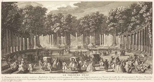 Le Théâtre d'Eau by Jean-Baptiste Rigaud, print, 1681-1812