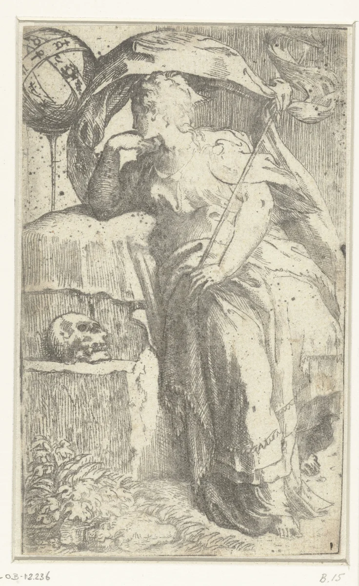 Astrologie by Parmigianino, print, 1513-1540