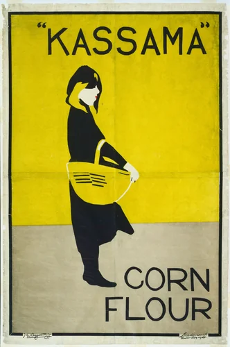 "Kassama" Corn Flour by Beggarstaffs, design, 1894