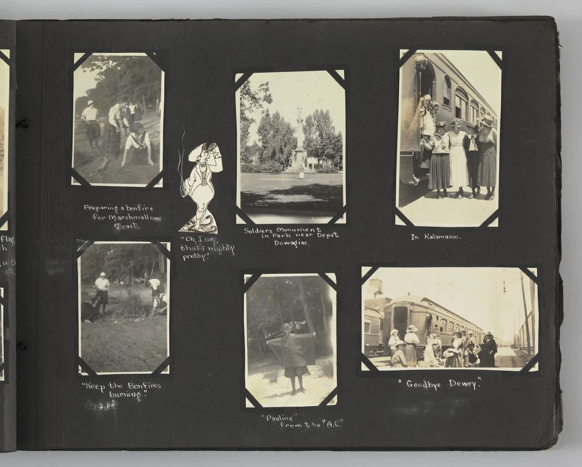 The Story of my Life and Friends as Told by Snapshots from Fourteen On by Blanche Parker, photograph, 1916
