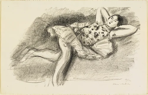 Untitled from Ten Dancers (Dix Danseuses) by Henri Matisse, print, 1927