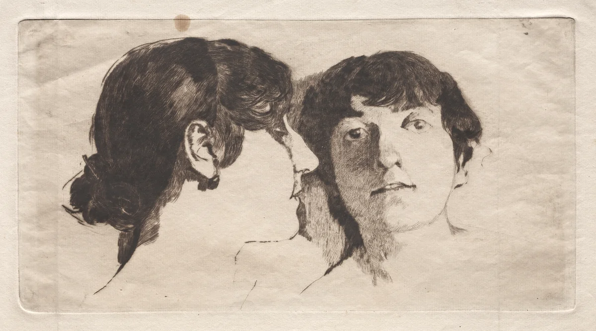 Venetian Models by Otto H. Bacher, print, 1875-1925