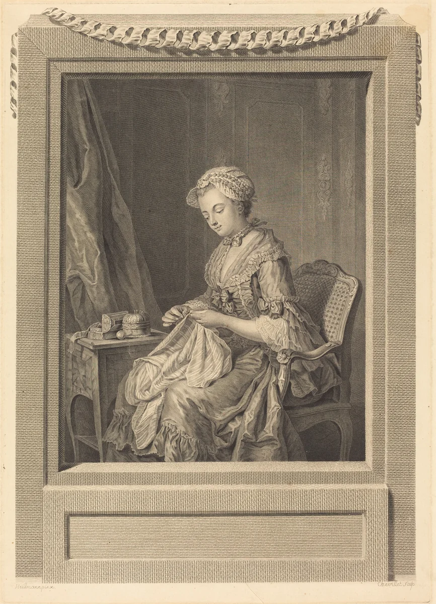 Le Bon Example by Juste Chevillet, print, 1729-1790