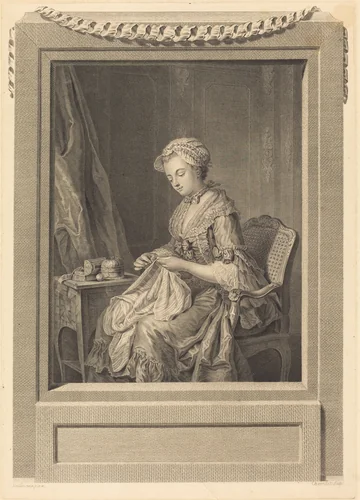Le Bon Example by Juste Chevillet, print, 1729-1790