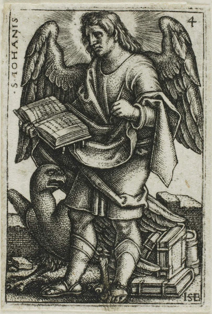 St. John, from The Four Evangelists by Sebald Beham, print, 1520-1550