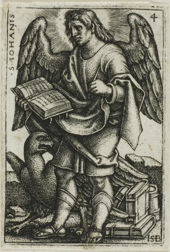 St. John, from The Four Evangelists by Sebald Beham, print, 1520-1550