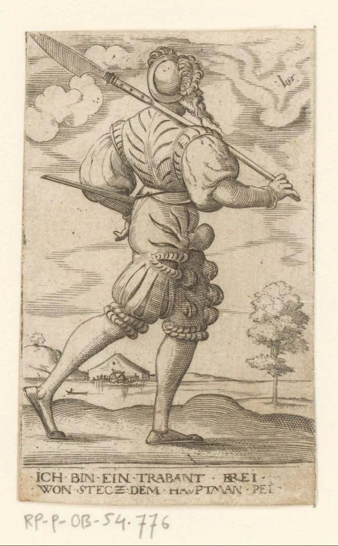 Hellebaardier by Unknown, print, 1524-1562