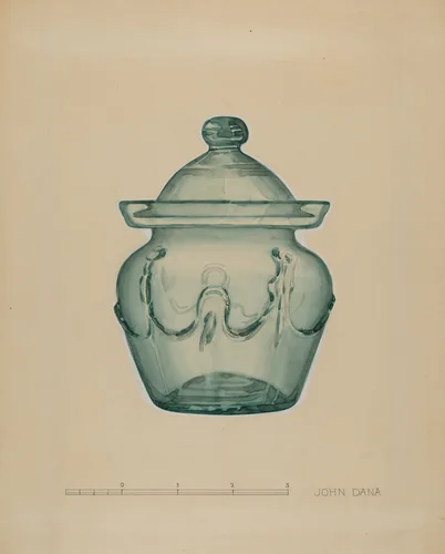 Sugar Bowl by John Dana, index of american design, 1936