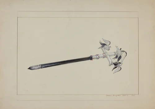 Glass Pen by Amos C. Brinton, index of american design, 1935-1942