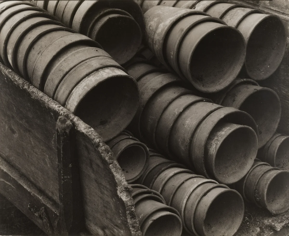Wheelbarrow with Flower Pots, France by Edward Steichen, photograph, 1920
