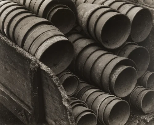 Wheelbarrow with Flower Pots, France by Edward Steichen, photograph, 1920