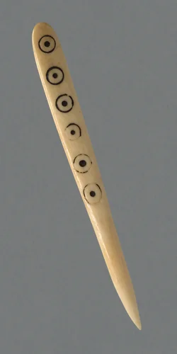 Bone Pick by Peru, Probably central coast, textile, 1000-1476