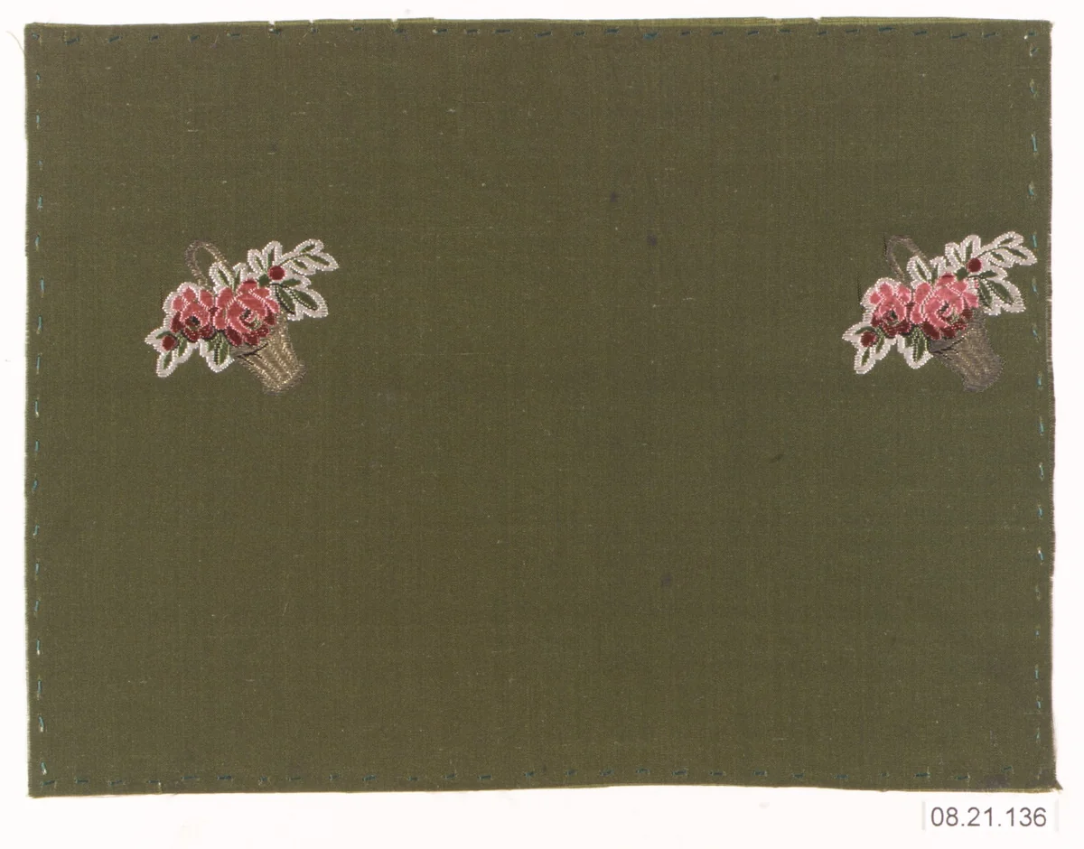 Textile sample by Unknown Designer, textile, 1900