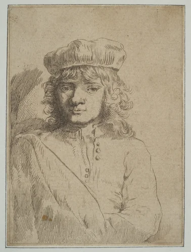 The Artist's Son, Titus (copy) by Rembrandt van Rijn, print, 1651-1661