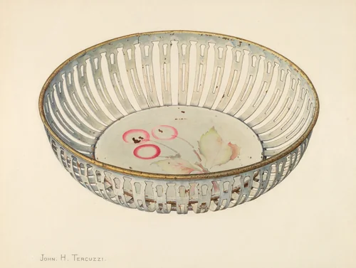 Bread Basket by John H. Tercuzzi, index of american design, 1940