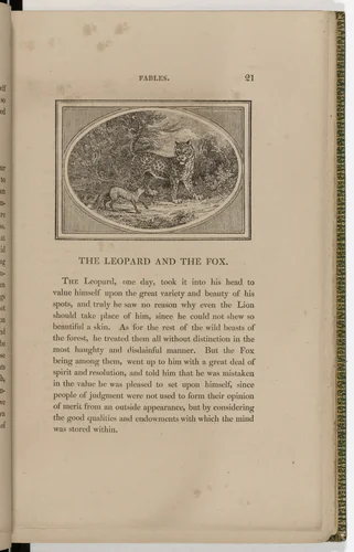 Headpiece (page 21) from The Fables of Aesop by Thomas Bewick, illustrated book, 1818