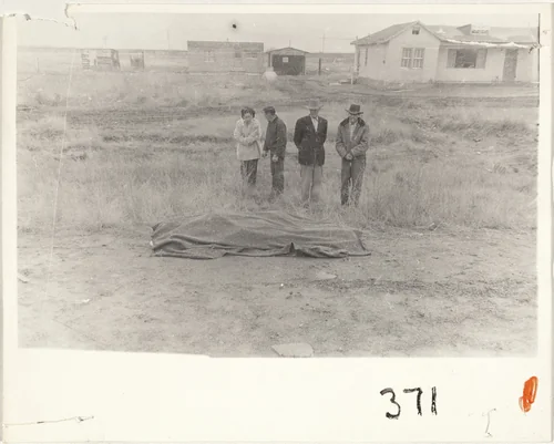 Car accident—U.S. 66, between Winslow and Flagstaff, Arizona by Robert Frank, photograph, 1955