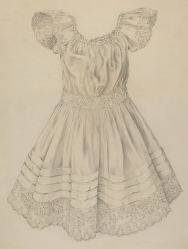 Child's Dress by Marjorie McIntyre, index of american design, 1935-1942