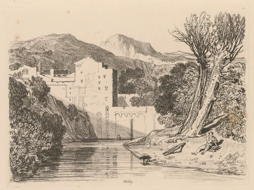 Liber Studiorum: Plate 22, Whitby by John Sell Cotman, book, 1838
