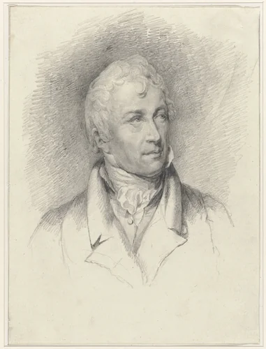 Portret van Cornelis Apostool by Jan Simon Voddigel, drawing, 1830-1862