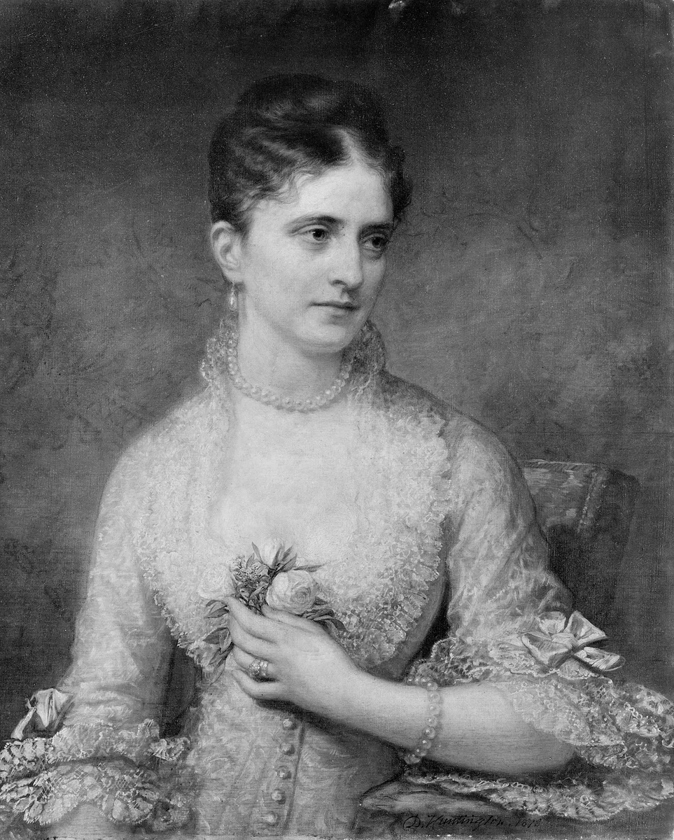 Mrs. Sylvester Dering by Daniel Huntington, artwork, 1878