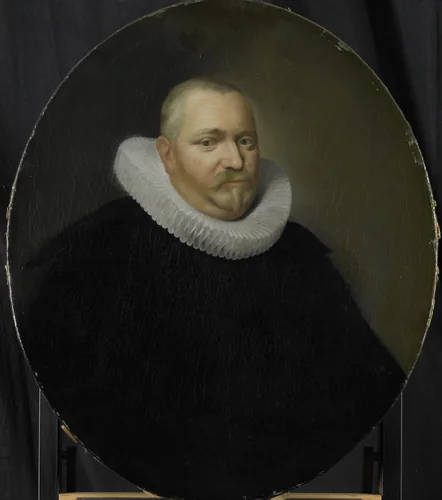Portrait of Ewoud Pietersz van der Horst, Director of the Rotterdam Chamber of the Dutch East India Company, elected 1618 by Pieter van der Werff, painting, 1695-1722