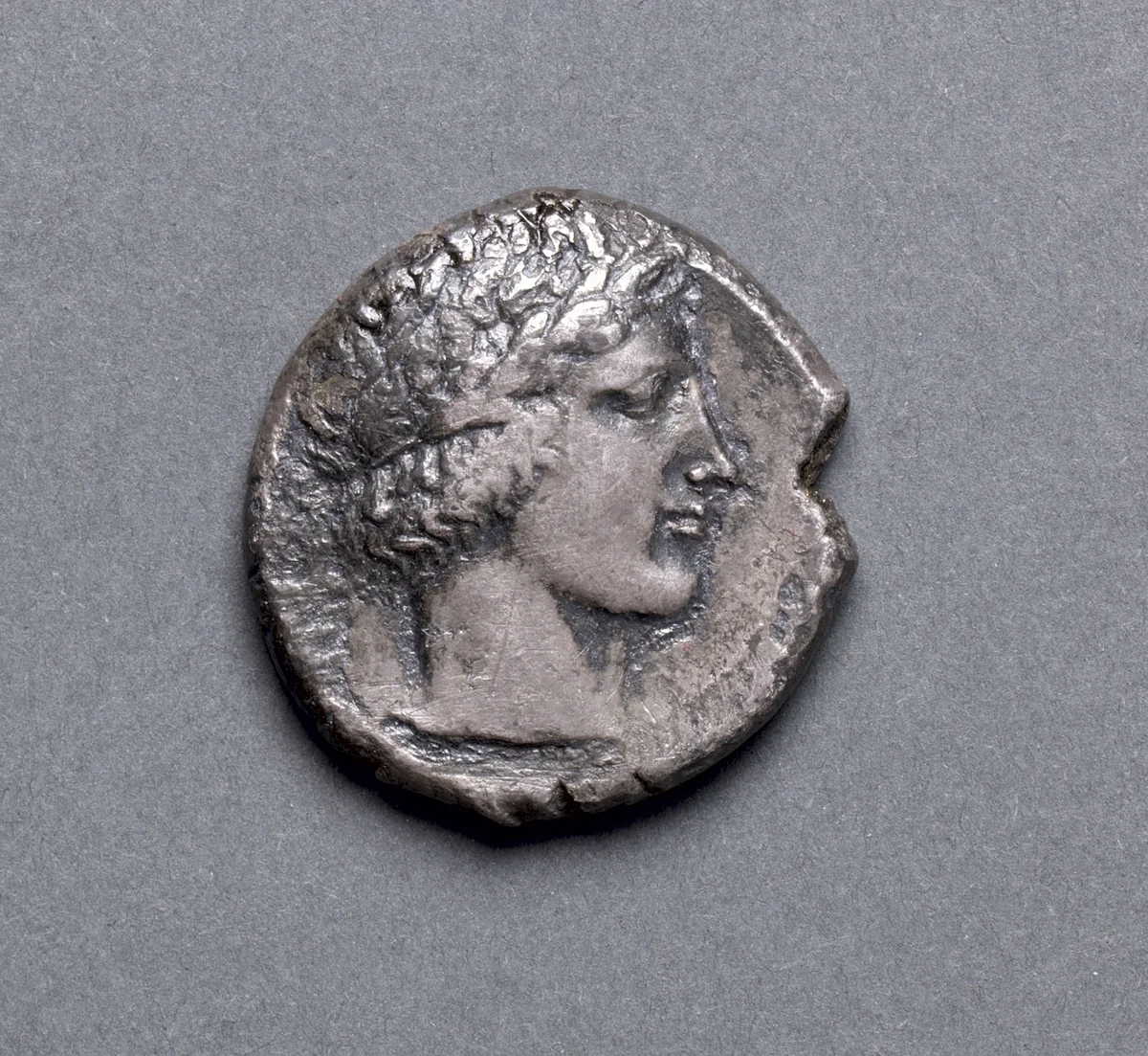 Tetradrachm: Head of Apollo, laureate (obverse) by Unknown, metalwork, -466--422