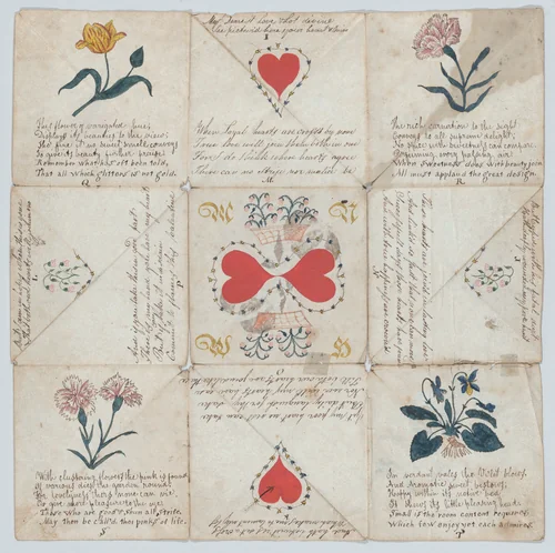 Valentine: Puzzle Purse by anonymous, other, 1826