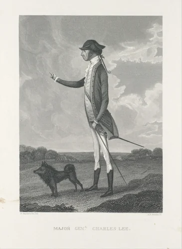 Major General Charles Lee by Alexander Hay Ritchie, print, 1860
