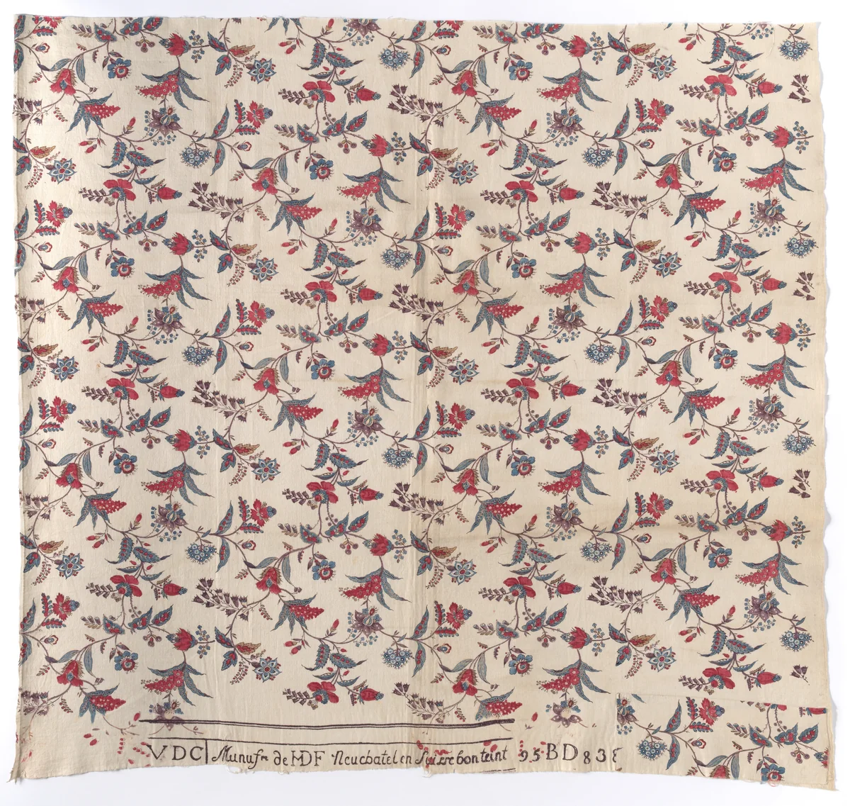 Piece by Neuchâtel, textile, 1700-1799
