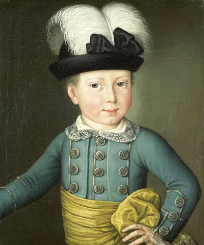 Portrait of William Frederick, Prince of Orange-Nassau, later King William I, as a Child by anonymous, painting, 1775