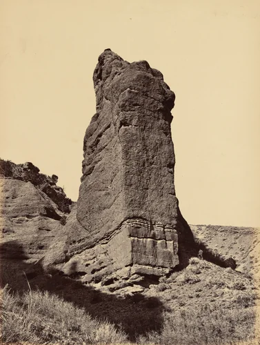 Plate 31. Monument Rock, Mouth of Echo Canon by Andrew Joseph Russell, photograph, 1869