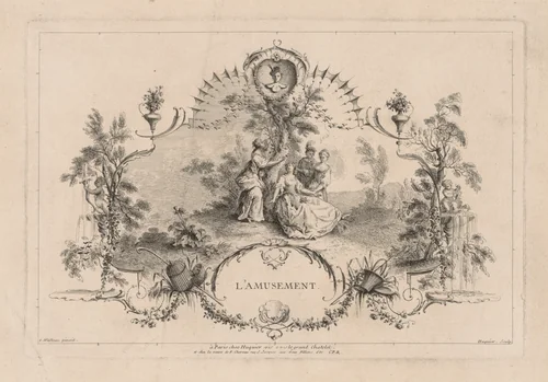 Amusement, Arabesque by Gabriel Huquier, print, 1730-1770
