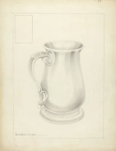 Silver Mug by Nicholas Zupa, index of american design, 1938