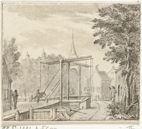 Gezicht op Nederhorst ten Berg by Jurriaan Cootwijck, print, 1744-1798