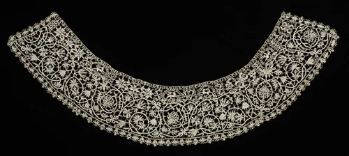 Needlepoint (Punto in aria) Lace Collar by Unknown, textile, 1500-1699