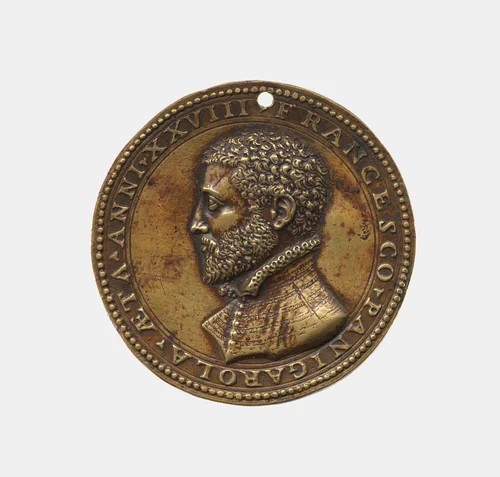 Francesco Panigarola 1548-94, Bishop of Asti 1587 by Unknown, metalwork, 1571-1581