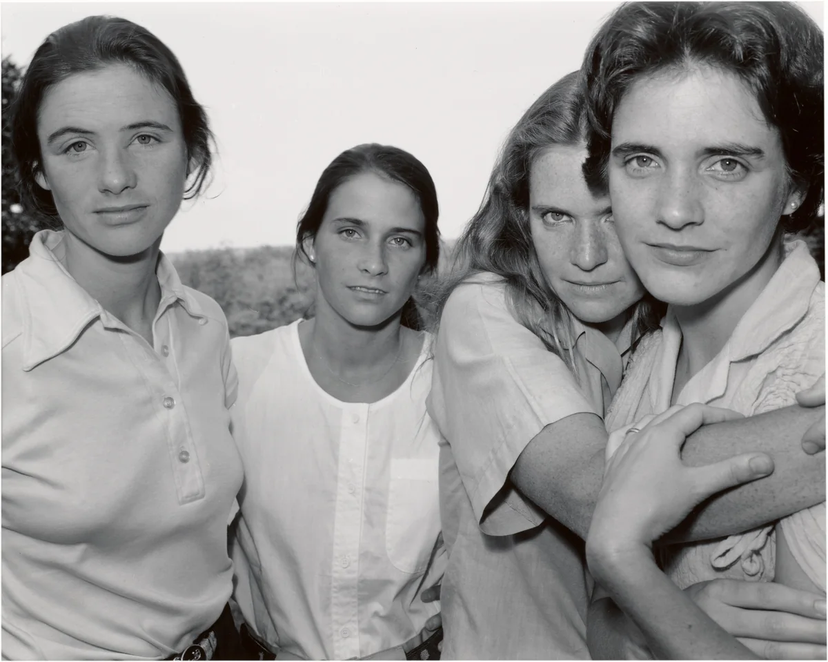 The Brown Sisters, East Greenwich, Rhode Island by Nicholas Nixon, photograph, 1980