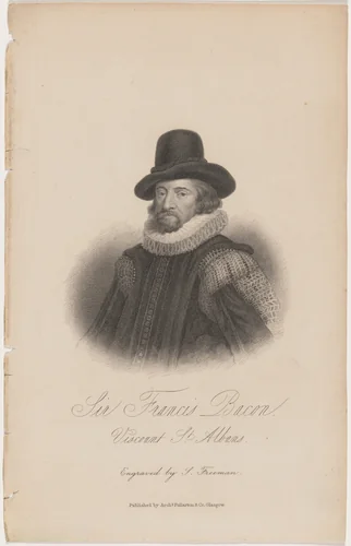 Sir Francis Bacon by Samuel Freeman, print, 1773-1857
