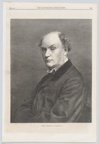 Daniel Maclise, R.A., from "Illustrated London News" by Mason Jackson, print, 1868