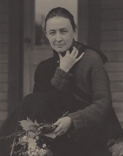 Georgia O'Keeffe by Alfred Stieglitz, photograph, 1918