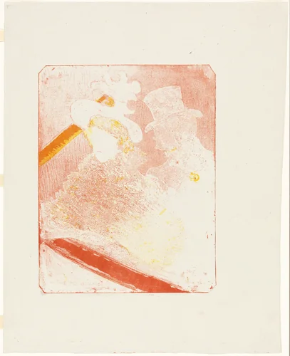 At the Concert by Henri de Toulouse-Lautrec, print, 1896