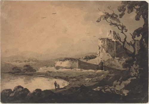 Landscape by William Gilpin, drawing, 1724-1804